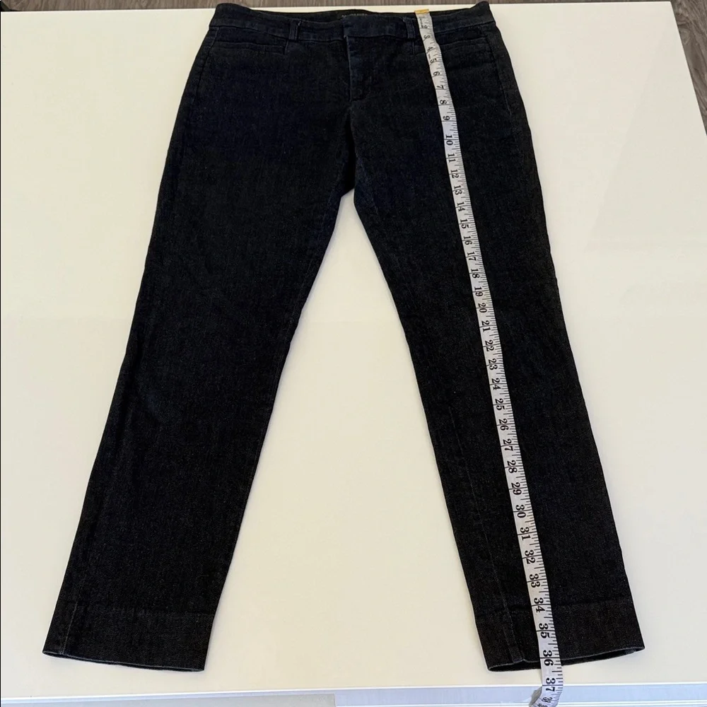 Banana Republic Jeans Size 4 Petite Womens Sloan Fit Straight Dark Wash Blue